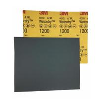 Lixa DÁgua 1200 - P/ Polimento 401Q Grão - 3M - Ideal para Acabamento de Pintura Lixa DÁgua 1200 - P/ Polimento 401Q Grão - 3M - Ideal para Acabamento de Pintura