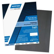 Lixa DÁgua Microfina T401 Grão 2000 Norton 50 folhas 66254408470