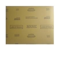Lixa DÁgua Rocast 230 X 280 Mm Grão 320 Pacote Com 25 Folhas