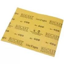Lixa DÁgua Rocast 230 X 280 Mm Grão 400 Pacote Com 25 Folhas
