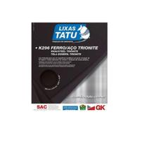 Lixa de Ferro Aço Tatu Grão 100 K296 - Pacote com 50 Folhas - Lixas Tatu