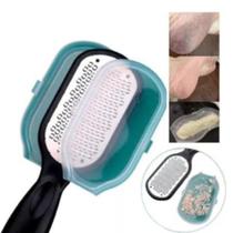 Lixa De Pé Aço Inox Removedor De Calo Ralador Alisa Pé E Mão Lixa De Pé Aço Inox Removedor De Calo Ralador Alisa Pé E Mão
