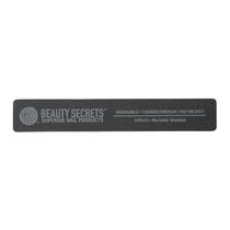Lixa de Unha BEAUTY SECRETS 100/180 Grão Preta com Base Almofadada Lixa de Unha BEAUTY SECRETS 100/180 Grão Preta com Base Almofadada