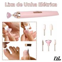 Lixa De Unha Elétrica 5 em 1 Manicure Sem Fio Portátil Ponta Intercambiável Recarregável Lixa De Unha Elétrica 5 em 1 Manicure Sem Fio Portátil Ponta Intercambiável Recarregável
