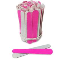 Lixa de unha rosa mini 8cm - 100 uni vivi guara Lixa de unha rosa mini 8cm - 100 uni vivi guara