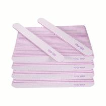 Lixa de unhas Ahatopia 100 peças de esmeril 100/180 Grit Grey