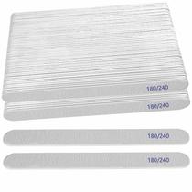 Lixa de unhas Ahatopia Emery Boards 180/240 Grit, pacote com 100