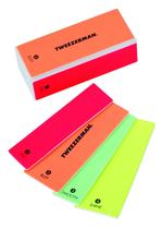 Lixa de unhas e bloco de brilho Tweezerman Neon 4 em 1