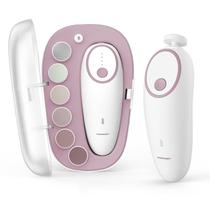 Lixa de unhas elétrica para bebês Momcozy recarregável com rosa claro Lixa de unhas elétrica para bebês Momcozy recarregável com rosa claro