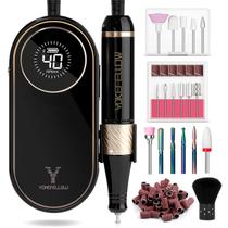 Lixa de unhas elétrica YOKE FELLOW Nail Drill 40000 RPM recarregável