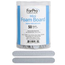 Lixa de unhas ForPro Professional Mini Foam Board 100/180 Grit x50