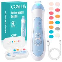 Lixa de Unhas para Bebê COSLUS C52 Recarregável com 5 Velocidades Lixa de Unhas para Bebê COSLUS C52 Recarregável com 5 Velocidades