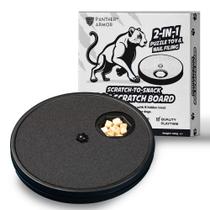 Lixa de unhas para cães Scratch Board Panther Armor com guloseimas escondidas