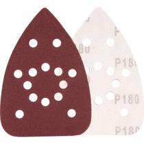 Lixa Delta com Costado em Pluma, 140 mm x 140 mm x 93 mm, Grão 180, Embalagem com 10 Peças, Vonder OstenVonder Lixa Delta com Costado em Pluma, 140 mm x 140 mm x 93 mm, Grão 180, Embalagem com 10 Peças, Vonder OstenVonder