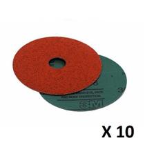 Lixa disco 4.1/2" uso geral grão 120 - 3m * original - kit c/10 Lixa disco 4.1/2" uso geral grão 120 - 3m * original - kit c/10