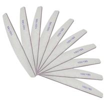 Lixa do Tipo Boomerang para Unhas Gel, Acrigel e Porcelana (12 Und)
