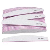 Lixa do Tipo Boomerang para Unhas Gel, Acrigel e Porcelana (24 Und)
