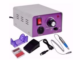 Lixa Elétrica Bivolt 110v/220v Com Pedal Unhas De Porcelana