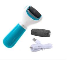 Lixa Elétrica Esfoliador De Calosidades Recarregável + Refil