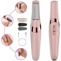 Lixa Elétrica Pés Calos Usb Aparelho Portátil Lixador Remover