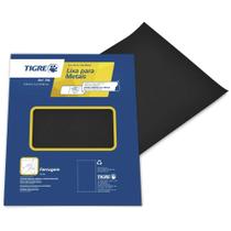 Lixa Ferro 150 Tigre Metais Ferrugem Pintura - Kit 5 Folhas Lixa Ferro 150 Tigre Metais Ferrugem Pintura - Kit 5 Folhas