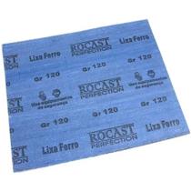 Lixa Ferro 230 X 280 Mm Grão 120 Rocast Embalagem Com 25 Unidades Lixa Ferro 230 X 280 Mm Grão 120 Rocast Embalagem Com 25 Unidades