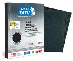 Lixa Ferro Aço Remoção de ferrugens, tintas aplicadas em metais, desbaste de massa Kit c/ 10 Folhas