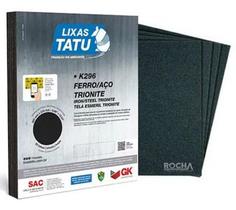 Lixa Ferro Aço Tatu 100 Remove Tinta Ferrugem De Metal 5 Un