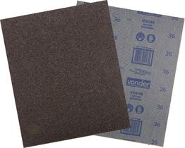 Lixa folha ferro g120 225x275mm vdk-46 com 50 peças - Vonder Lixa folha ferro g120 225x275mm vdk-46 com 50 peças - Vonder