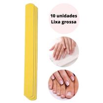 Lixa Grossa Canário de Manicure c/ 10 unidades - BELA Collection