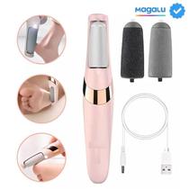 Lixa Lixadeira Elétrica Pé Elétrico Recarregável Gira 360