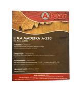 Lixa Madeira Pacote 50 Folhas 225x275mm A-220 Alcar