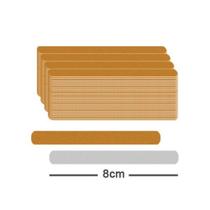 Lixa Mini Popular Parda Para Unhas Com 100 Unidades Santa Clara