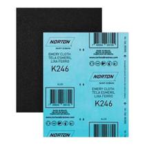 Lixa Norton Ferro K 246, G080 - Embalagem com 25 Unidades Lixa Norton Ferro K 246, G080 - Embalagem com 25 Unidades