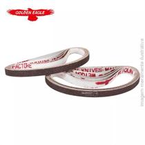 Lixa para amolar a faca da máquina corte de 6",8",10" e 12" 80 golden eagle 181c2-1