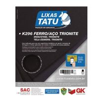 Lixa para Ferro e Aço Trionite 150 Grãos 25 Folhas Cód.AC400008 - Lixas Tatu