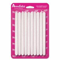 Lixa para unhas descatavel amadinha branca 144un manicure Lixa para unhas descatavel amadinha branca 144un manicure