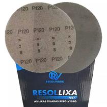 Lixa Para Vidro Resollixa 6 Polegadas Grão 120 - Disco de Lixa para Acabamento Lixa Para Vidro Resollixa 6 Polegadas Grão 120 - Disco de Lixa para Acabamento