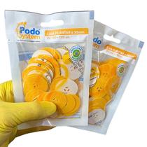 Lixa Plantar Tradicional PodoSystem Gramatura 100 Grossa Kit com 2 Pacotes (200 Unds)
