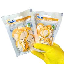 Lixa Plantar Tradicional PodoSystem Gramatura 120 Kit com 2 Pacotes (200 Unds)
