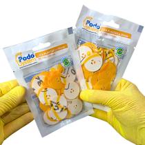 Lixa Plantar Tradicional PodoSystem Gramatura 150 Média Kit com 2 Pacotes (200 Unds)