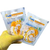 Lixa Plantar Tradicional PodoSystem Gramatura 180 Média Kit com 2 Pacotes (200 Unds)
