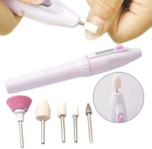 Lixa Polidora De Unhas Com 5 Acessórios