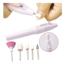 Lixa Profissional Pedicure Manicure Com Broca Unha Em Gel - New