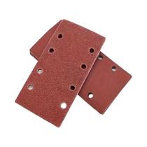 Lixa Quadrada 93x185mm (10 Peças) - Disco Abrasivo para Polimento de Madeira