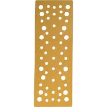 Lixa Retangular com Costado em Papel com Fibra de Poliéster 70 mm x 197 mm Grão 400 - Embalagem com 10 Peças - VONDER