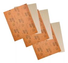 Lixa seco automotiva kit com 10 unidades varios grão Lixa seco automotiva kit com 10 unidades varios grão