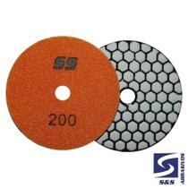 Lixa SS Dry para Polimento a Seco de Pisos em Mármore e Granito - 100 mm Lixa SS Dry para Polimento a Seco de Pisos em Mármore e Granito - 100 mm