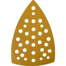 Lixa Triangular com Costado em Papel com Fibra de Poliéster 158 mm x 158 mm x 103 mm Grão 120 - Embalagem com 10 Peças -