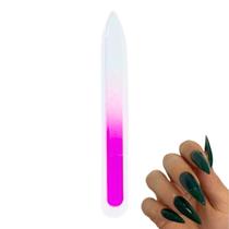 Lixa Unha Vidro Cristal Colorida Alongamento Unhas Gel